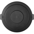 Black Flat Round Trash Can Lid K4558