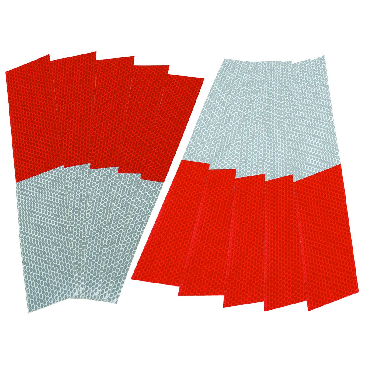 Red and White Reflective Strips 10 Pack F902940
