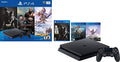 1TB HDD PS4 Console Slim Bundle with Three Games Dualshock 4 Wireless Controller Jet Black D37989