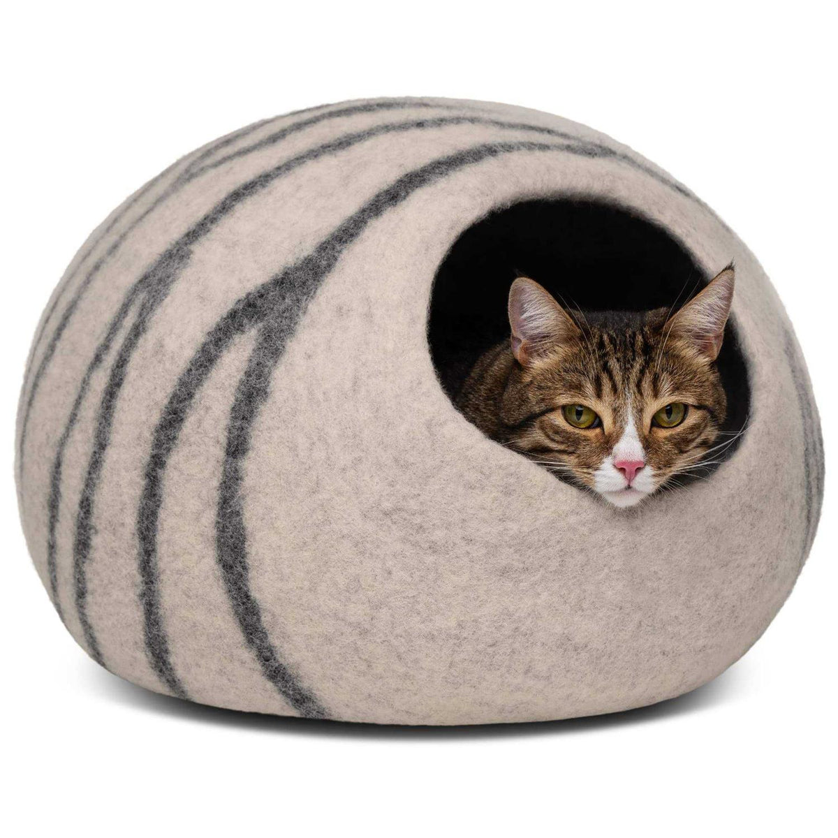 Felt Cat Bed Cave 100% Merino Wool X51803