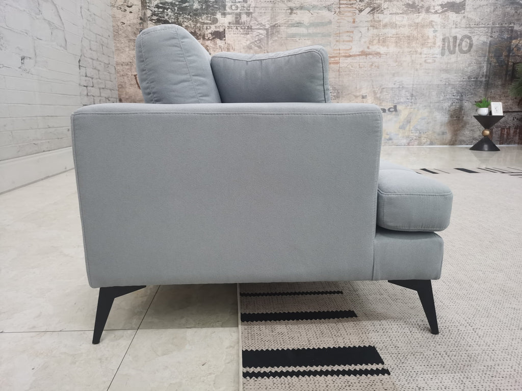 Gray Linen Fabric 3 Seater Sofa R2955