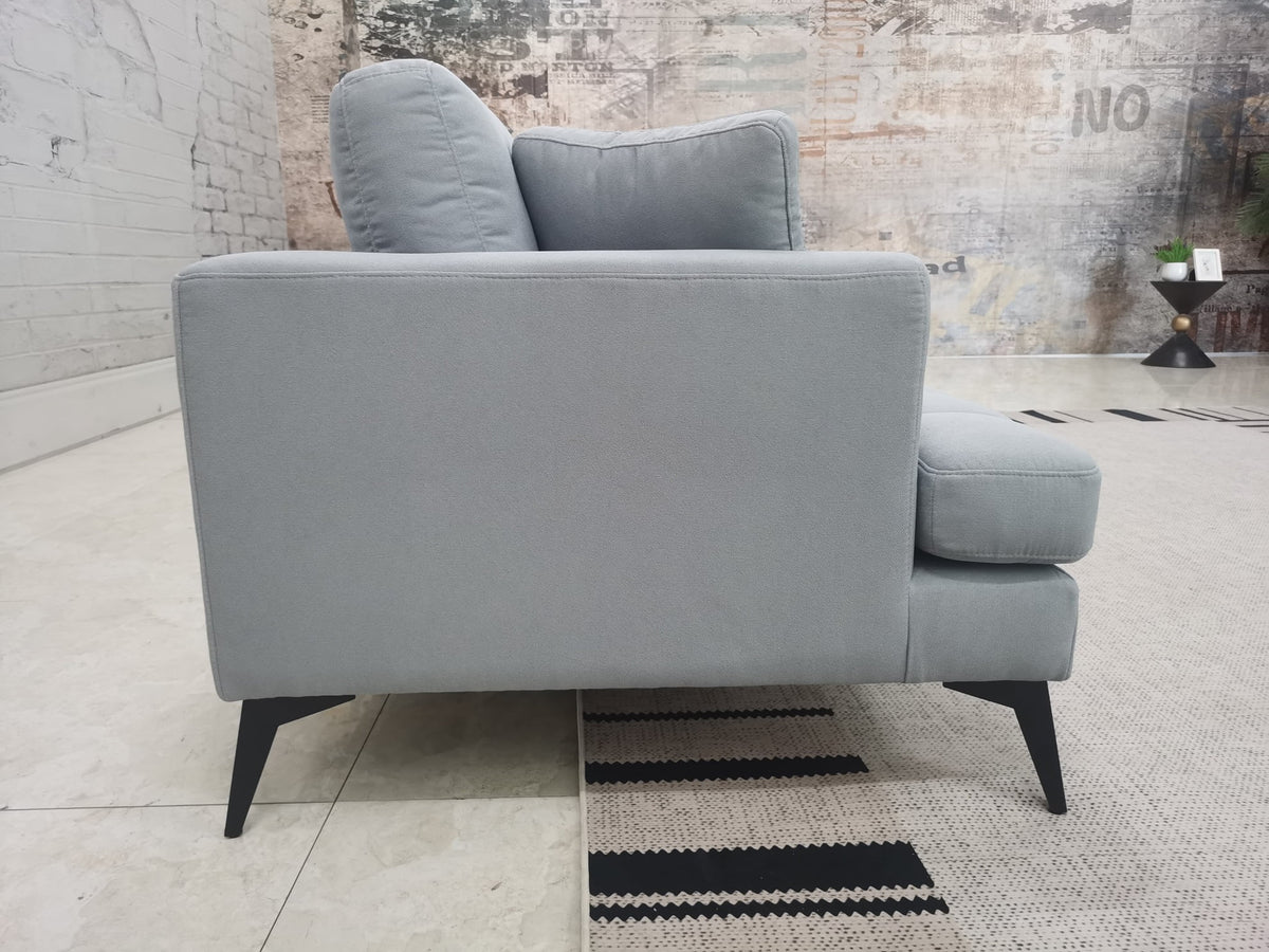 Gray Linen Fabric 3 Seater Sofa R2955