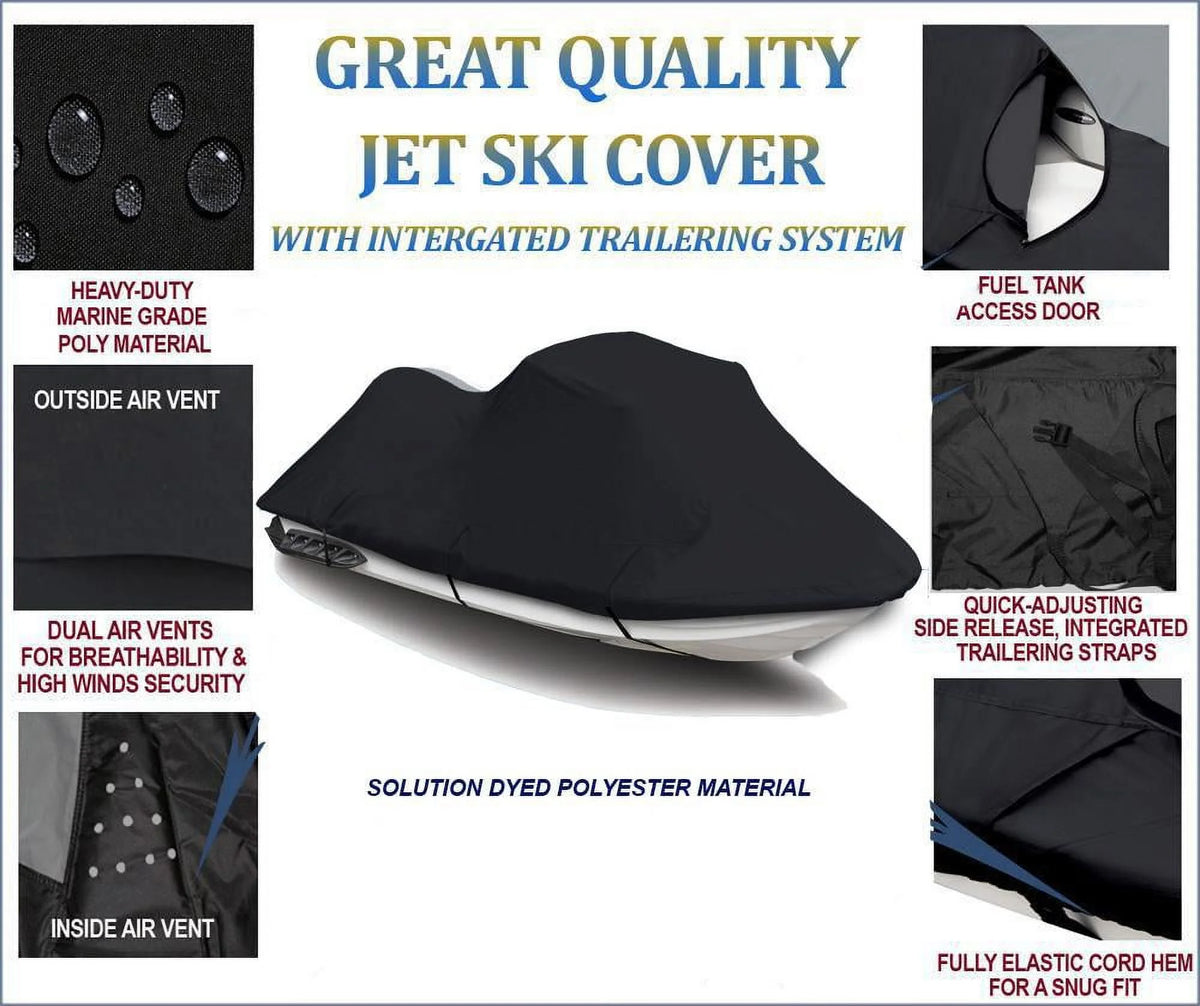 Black 600 Denier JetSki Cover P67570