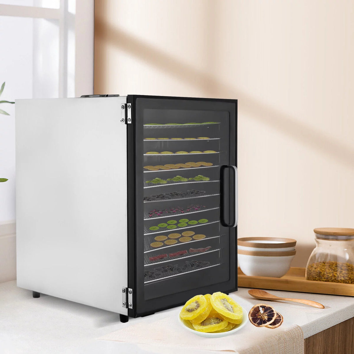 12-Tray Stainless Steel Food Dehydrator G745