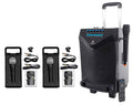 8" Portable Bluetooth Karaoke Machine with 3 Microphones D7093