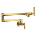 Wall Mounted Pot Filler in Brushed Gold U827100