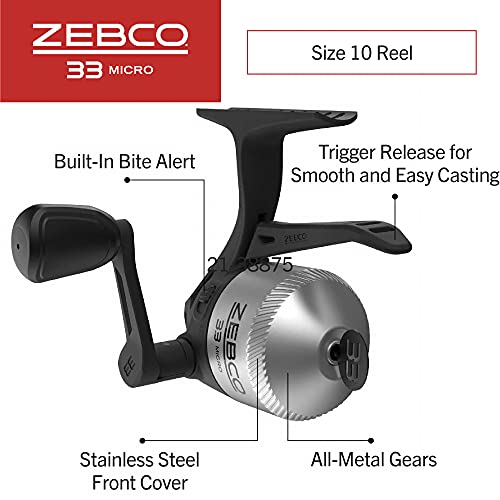 Spincast Reel and 2-Piece Fishing Rod Combo with EVA Handle K61761