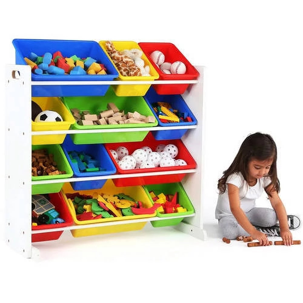 12 Bin Kids Toy Storage Organizer U138