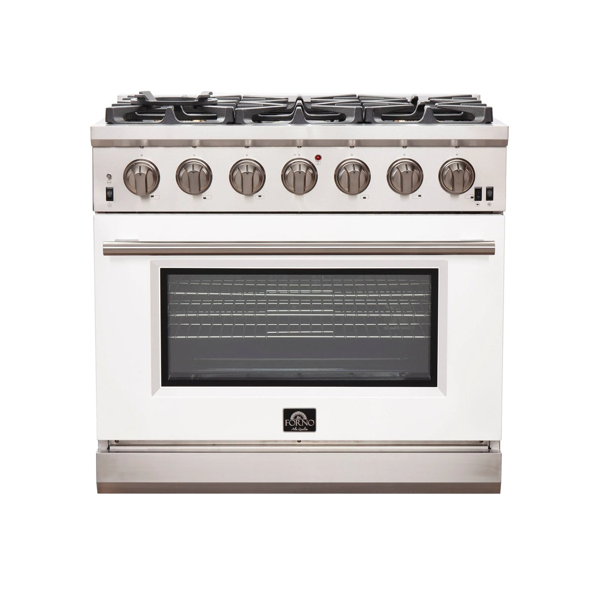 36 Inch Freestanding Gas Range in White Y998