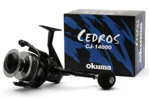 Okuma Cedros 14000 5.4:1 Left/Right Spinning Reel Dual Force Drag T29676