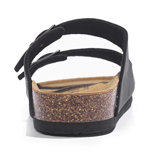 Arch Support Slides with Adjustable Buckle Straps and Cork Footbed N93179