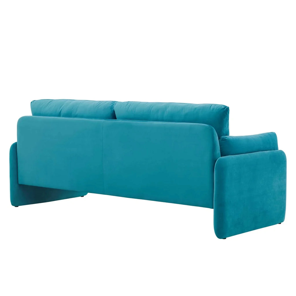 Blue Performance Velvet Sofa O873131