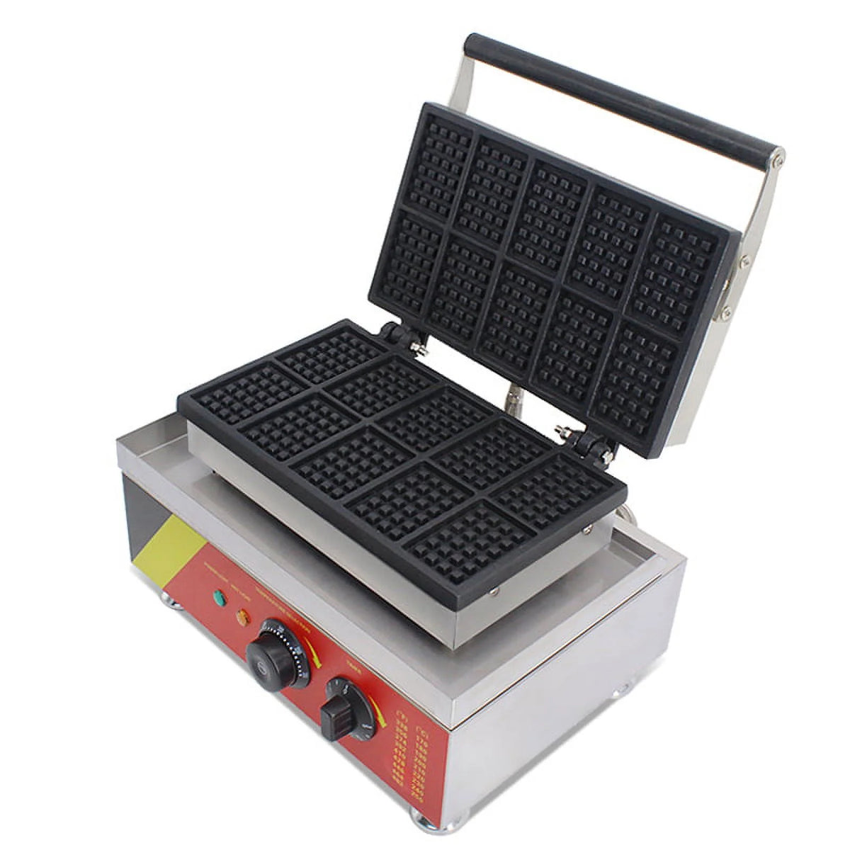 Commercial Nonstick Mini Square Belgian Waffle Maker 110V R425581
