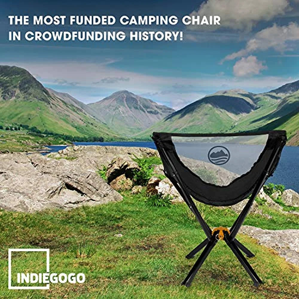 Portable Collapsible Camping Chair Supports 300 Lbs R73779