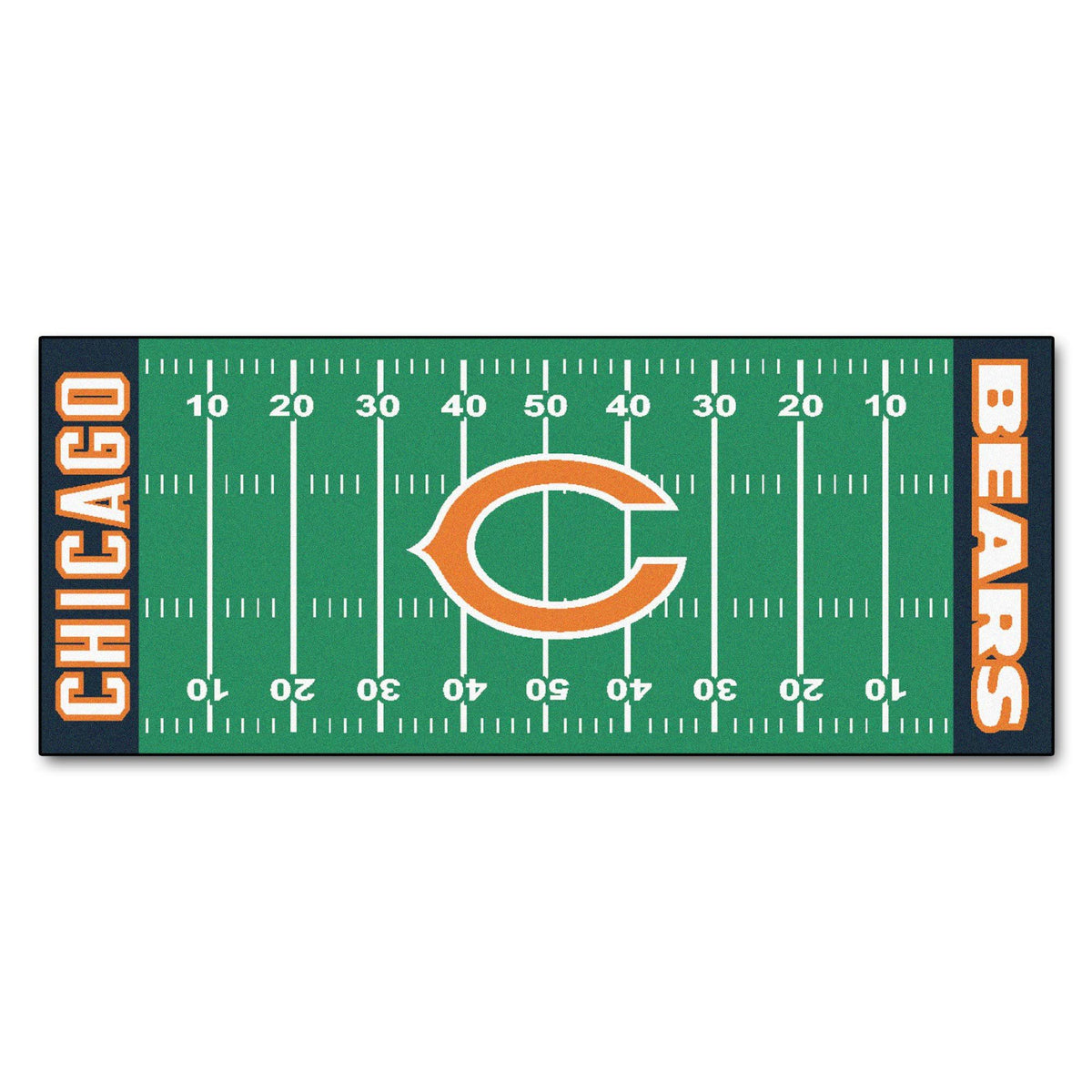 NFL Chicago Bears Nylon Football Field Runner A54214