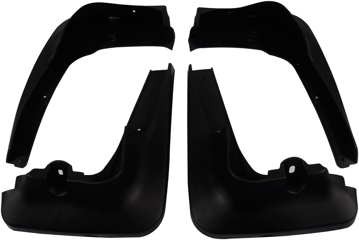 Splash Guards Mud Flaps Mudguards Replacement for BMW X6 2010-2014 E71 Series Sport Utility Front and Rear 4-PC Pack of 2 Q712