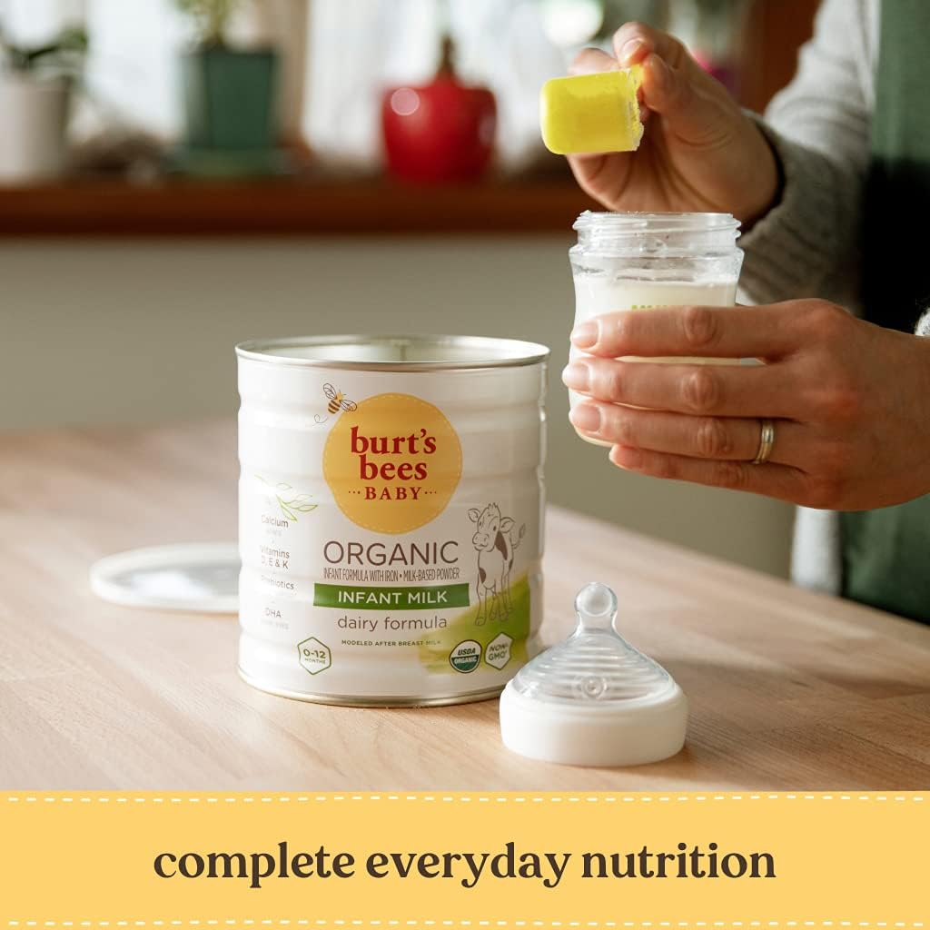 Organic Baby Formula with Iron, Milk-Based Powder, 34 Ounce Pack of 2 W54542
