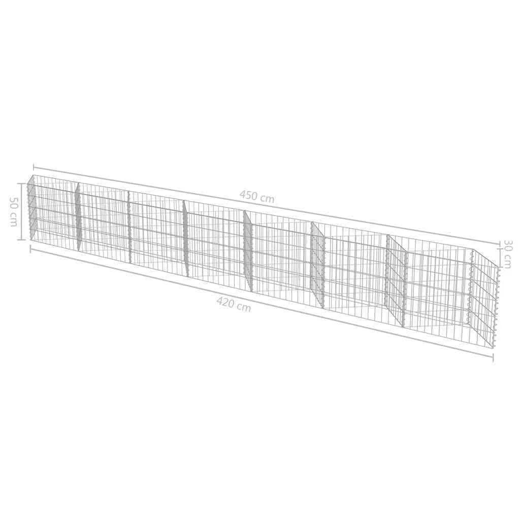Galvanized Steel Gabion Wall X4039