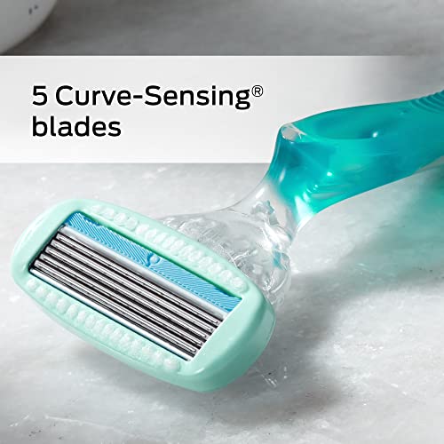 5 Moisturizing Razor Blade Refills with Shower Hanger, 6 Count G834702