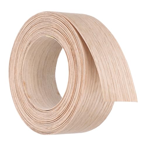 Wood Veneer Edge Banding, 1 1/2 Inch x 25 Ft Red Oak A557
