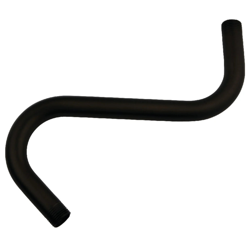 Matte Black 8 Inch S-Shape Shower Arm M35657