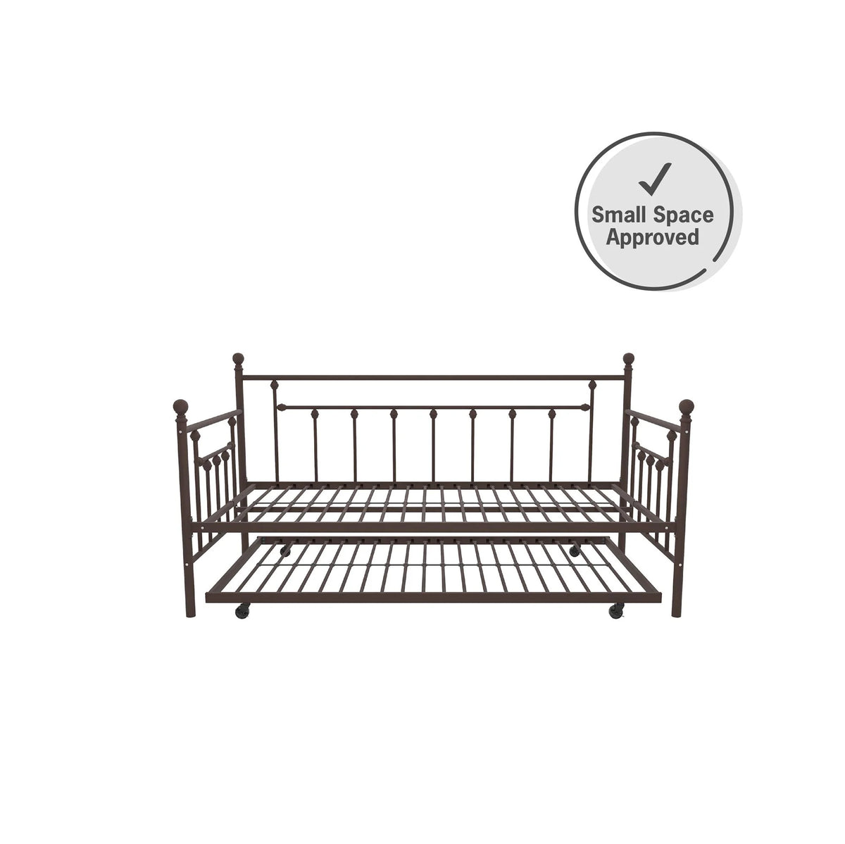 Bronze Metal Daybed and Trundle L527028