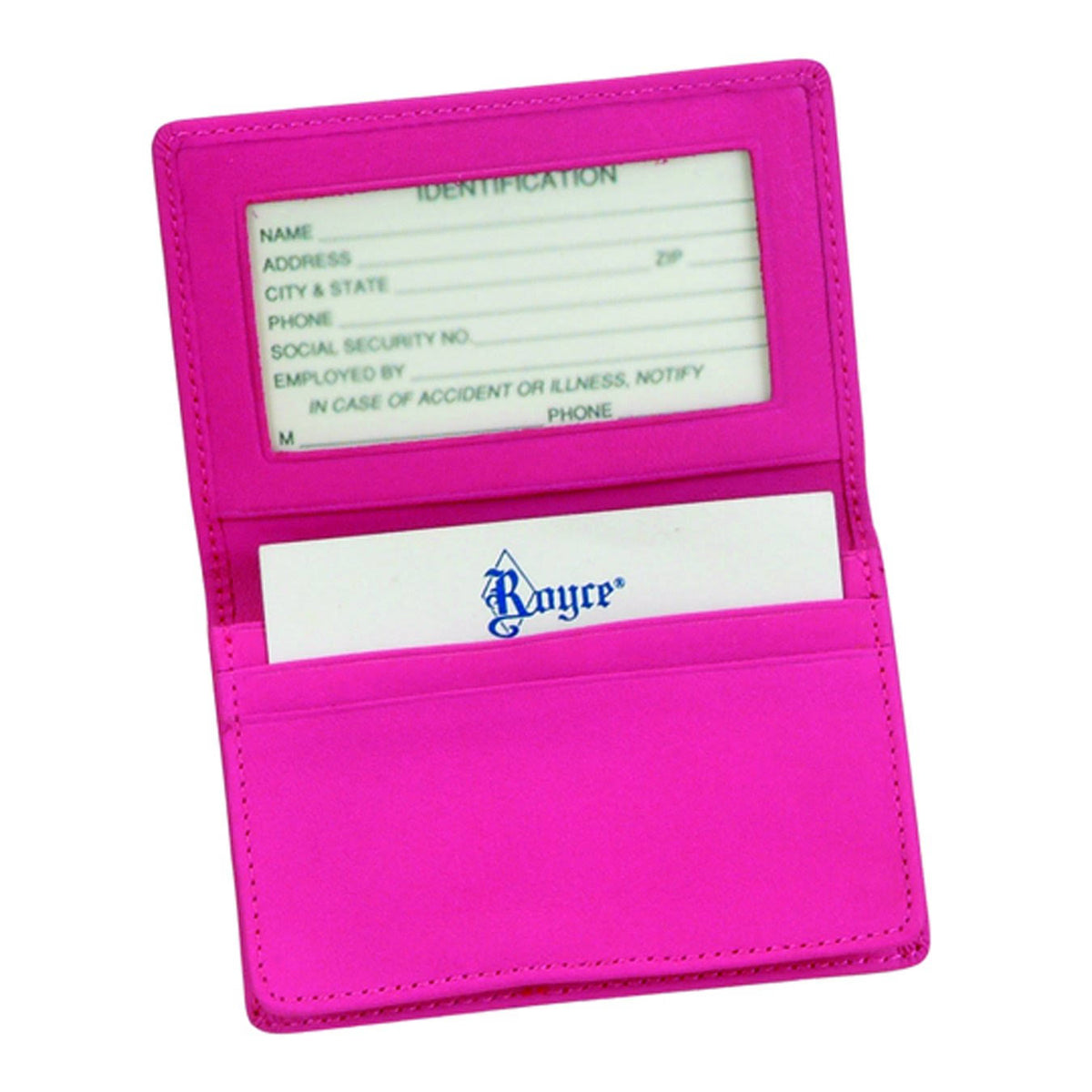 Leather Card Case - Orange R731