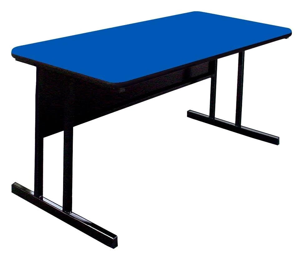 Blue High Pressure Top Computer/Training Table D8169