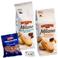 Dark Chocolate Sea Salt Cookies, Orange Chocolate Cookies, Chocolate Covered Pretzels Snack Bundle K15266