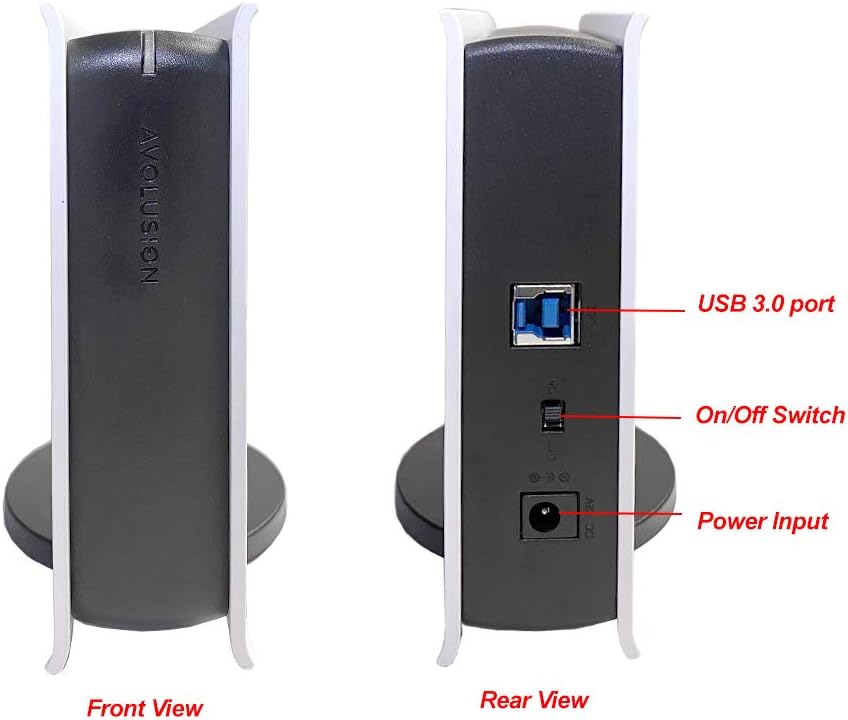 4TB USB 3.0 External Hard Drive White Pack of 2 Z378