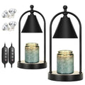 Candle Warmer Lamp with Timer, Electric Brass Candle Warmer Light, Dimmable Wax Melts Warmer M7076
