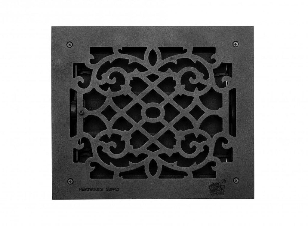Cast 10 x 12 Duct Floor Heat Register Louver Vent S186901