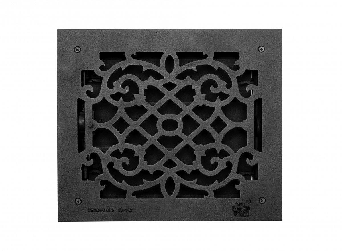 Cast 10 x 12 Duct Floor Heat Register Louver Vent S186901