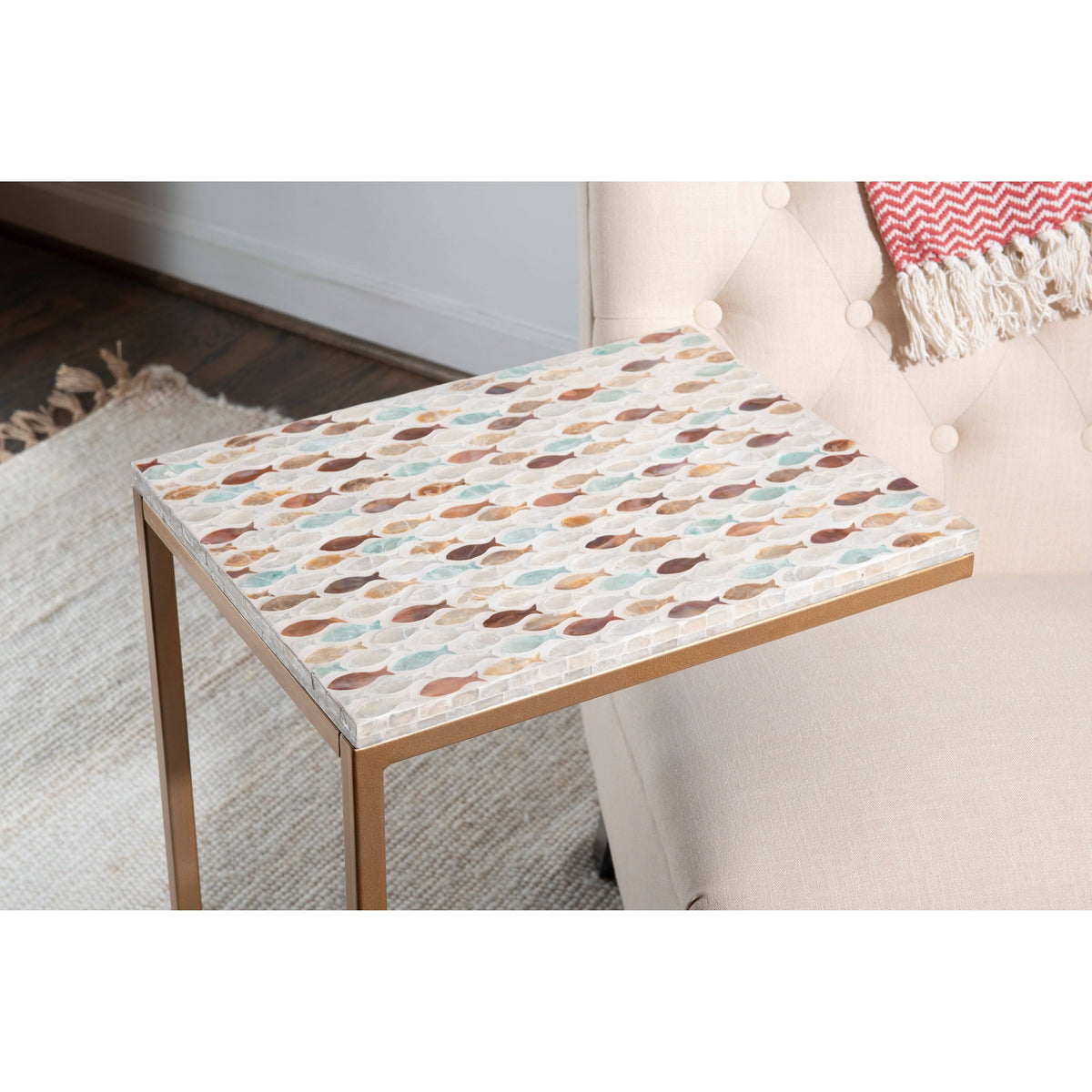Gold Accent C Table D2186