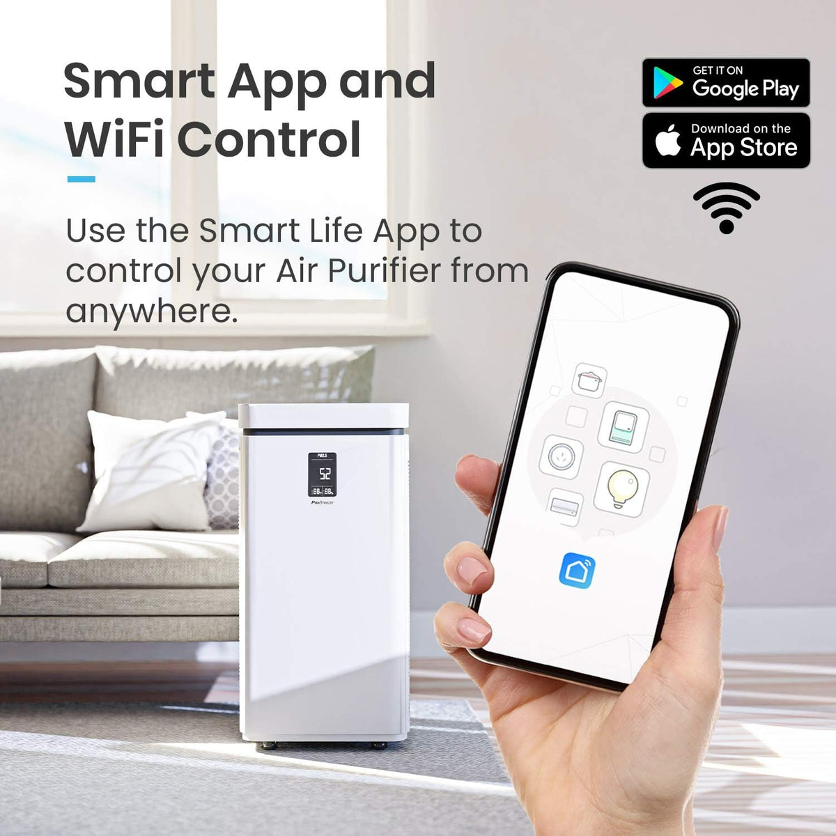 Large Air Purifier True HEPA H13 Filter X183629