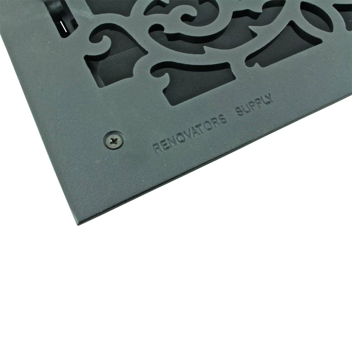 Cast 10 x 12 Duct Floor Heat Register Louver Vent S186901
