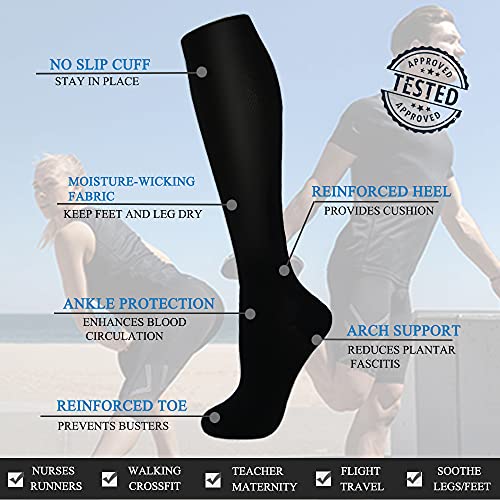 3 Pack Copper Compression Socks K8869