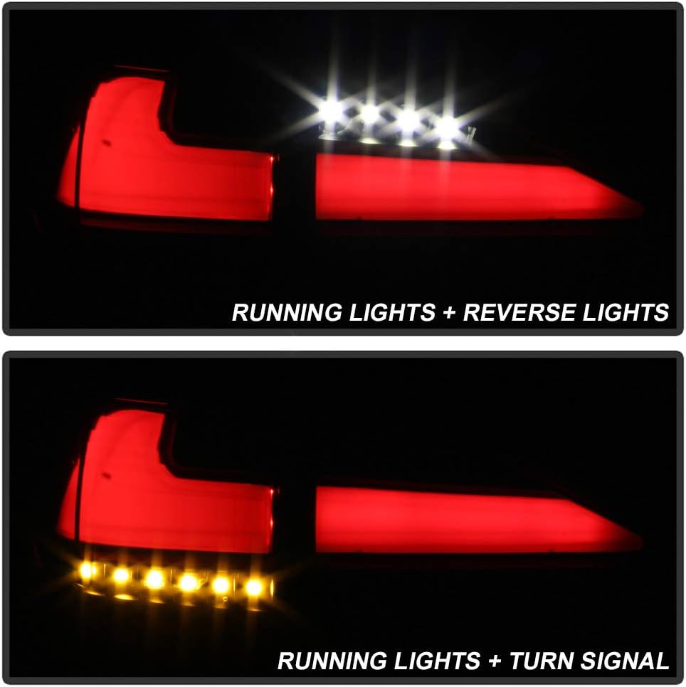 Black Smoke LED Tail Lights 4pcs Set V760