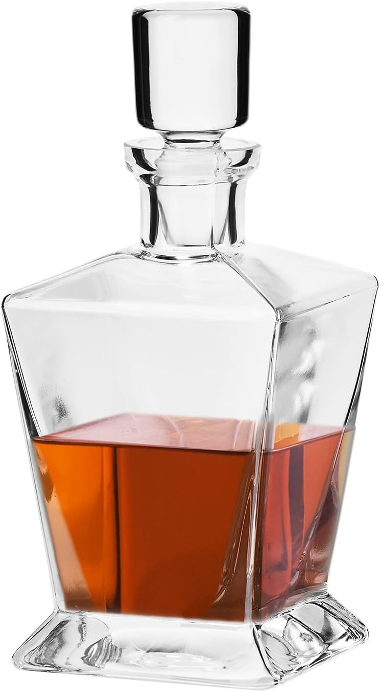 Whiskey Decanter Carafe with Stopper 25.4 oz L643488