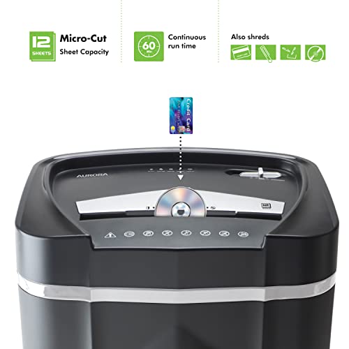 12-Sheet Micro-Cut Paper Shredder W596784
