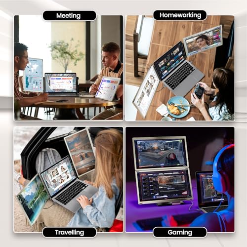 15.6" Portable Monitor with 120% sRGB, FHD IPS & 235° Rotation C645