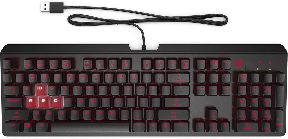 Customizable Mechanical Gaming Keyboard with Cherry MX Red Keys T484292