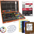 82 Piece Deluxe Creativity Set in Wooden Case D454