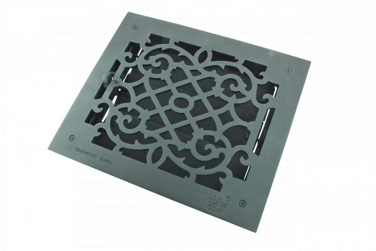 Cast 10 x 12 Duct Floor Heat Register Louver Vent S186901