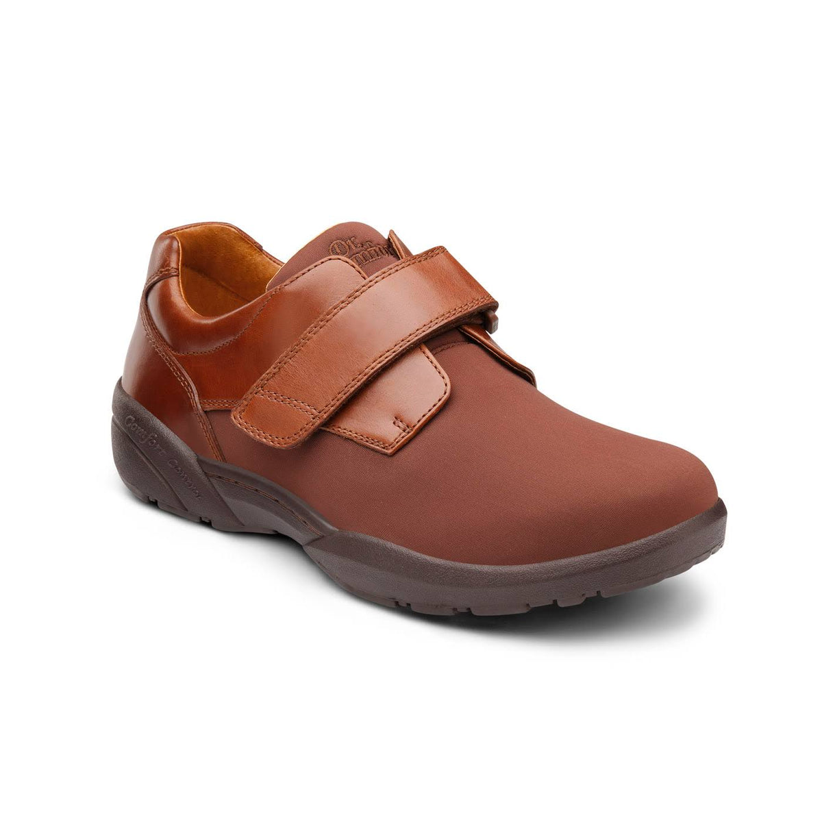 Brown X-Wide Velcro Casual Shoe I62569