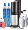 Black Sparkling Water Machine with Co2 and Glass Carafes W129590