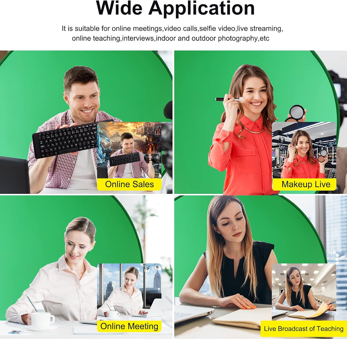 Portable Green Screen Backdrop (56'') P59286