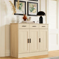 Oak Buffet Cabinet with 3 Drawers & 3 Doors U26080