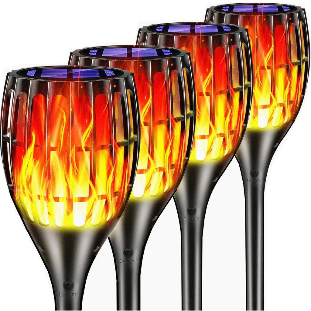 Waterproof Solar Torch Lights 4 Pack F80294