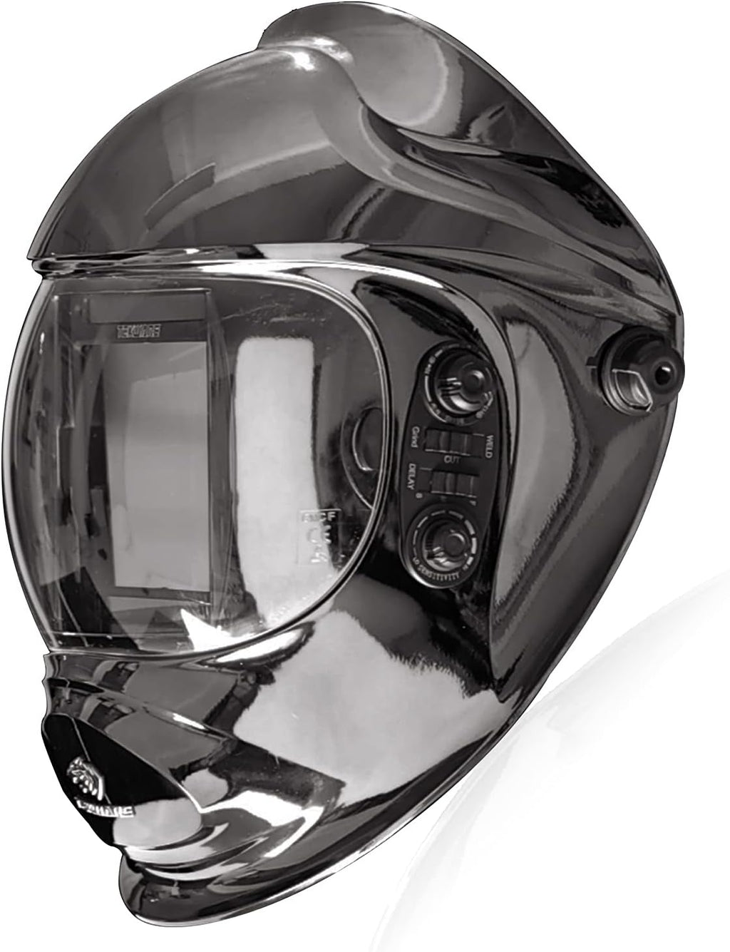 Large Viewing True Color Solar Powered Auto Darkening Welding Helmet 4 Arc Sensor Wide Shade Range 4/5-9/9-13 Welder Mask W185